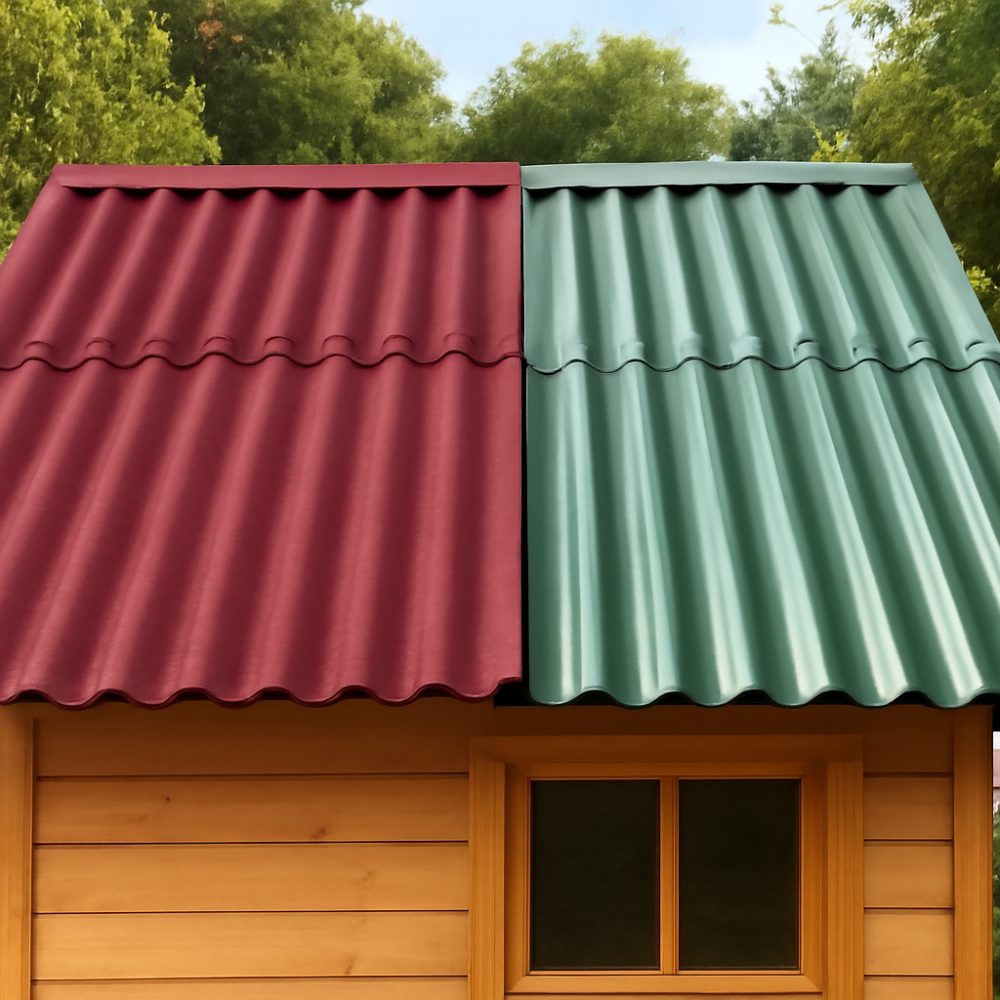Что лучше ондулин или профнастил на крышу садового домика 1