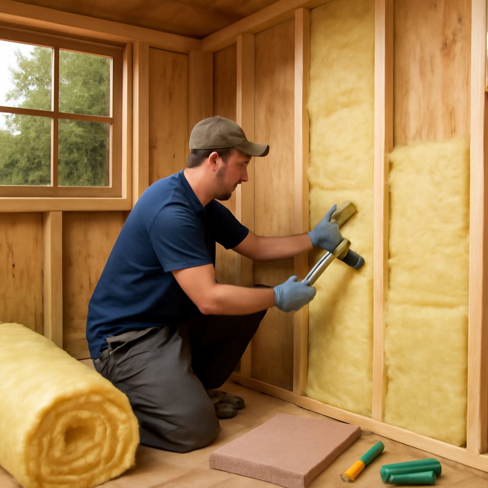 Как утеплить садовый домик своими руками 1