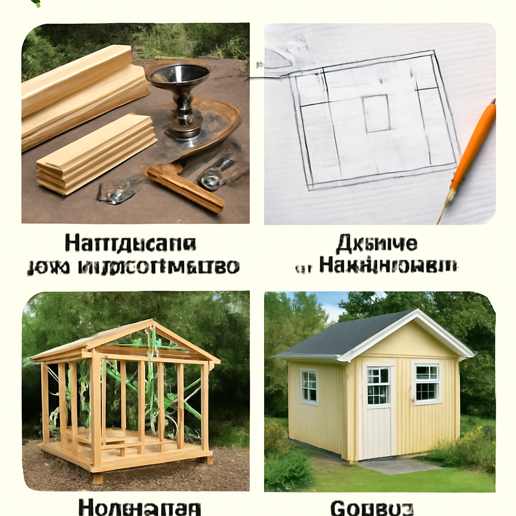 Как построить садовый домик своими руками 1
