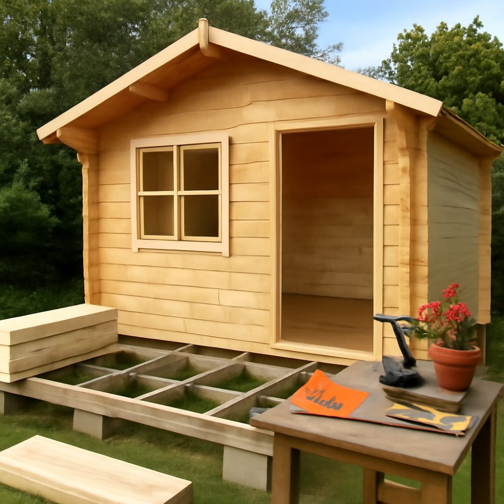 Как построить дачный домик 1