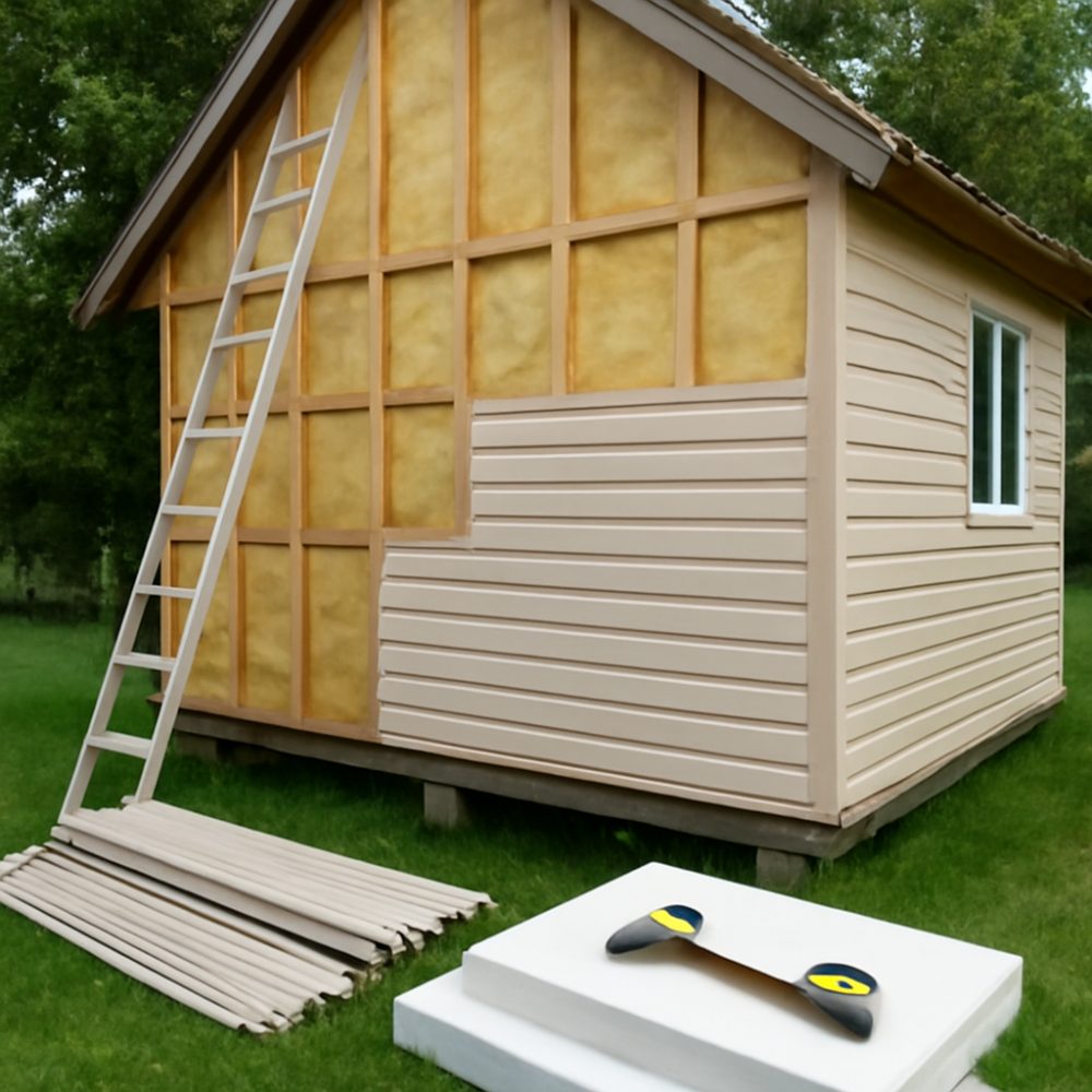 Как обшить сайдингом дачный домик 1