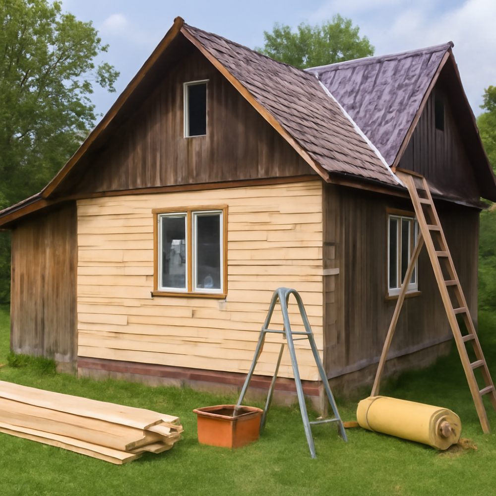 Как отремонтировать дачный домик 1