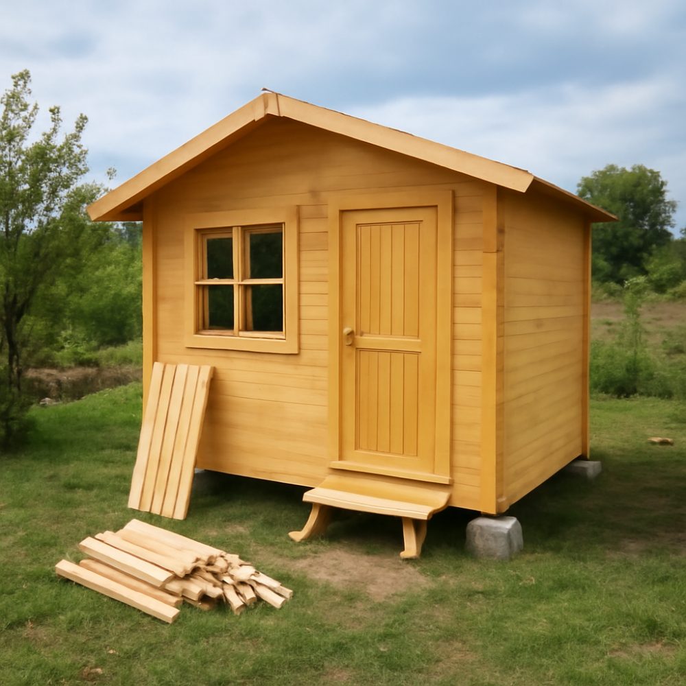 Как построить дачный домик своими руками недорого без фундамента 1