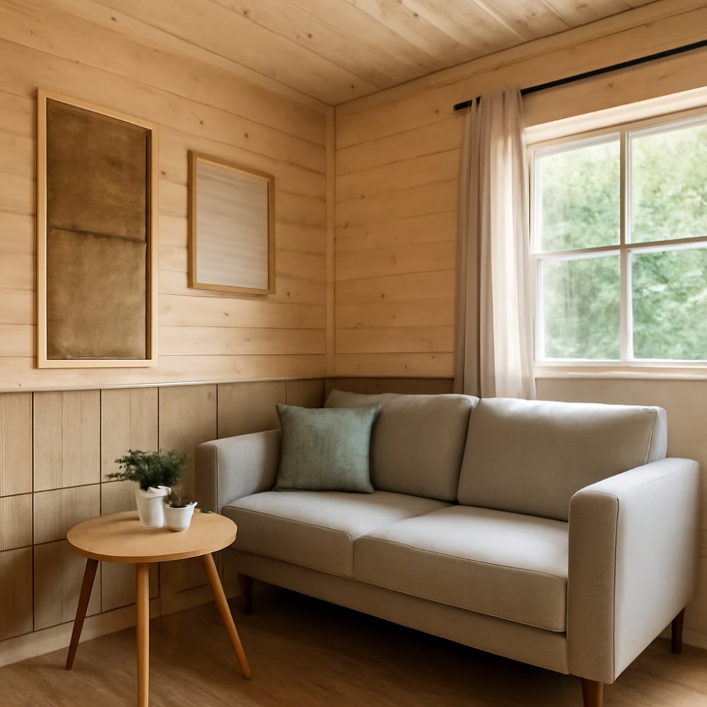 Чем обшить внутри дачный домик 1