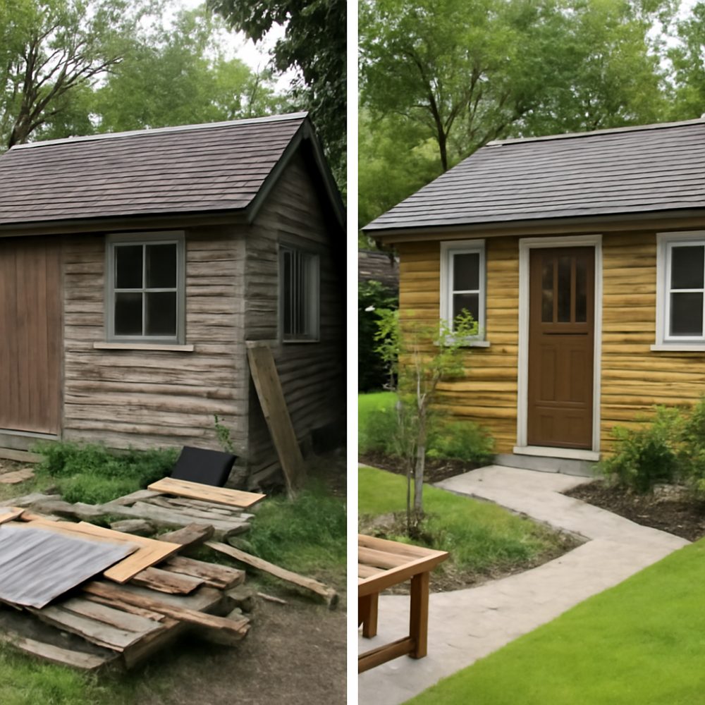 Как обновить старый дачный домик 1