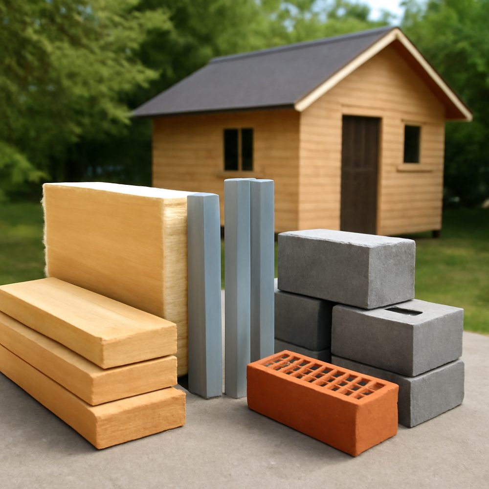 Из чего сделать дачный домик 1