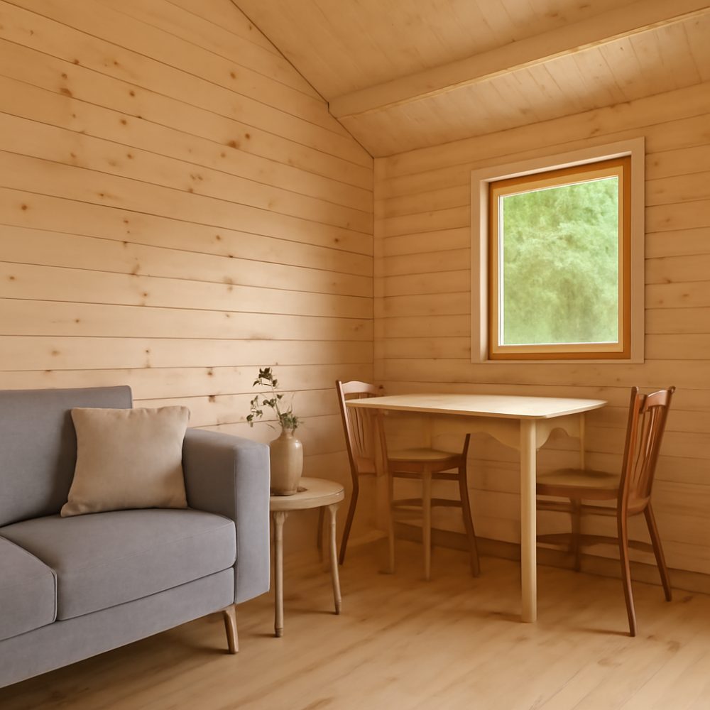 Чем отделать дачный домик внутри 1