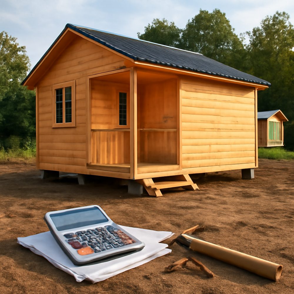 Сколько стоит поставить дачный домик 1