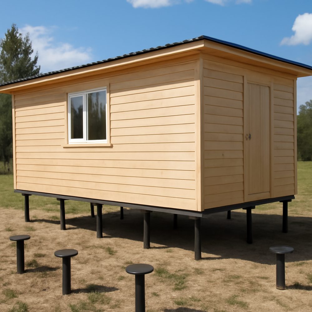 Сколько нужно свай для бытовки 6х3 1