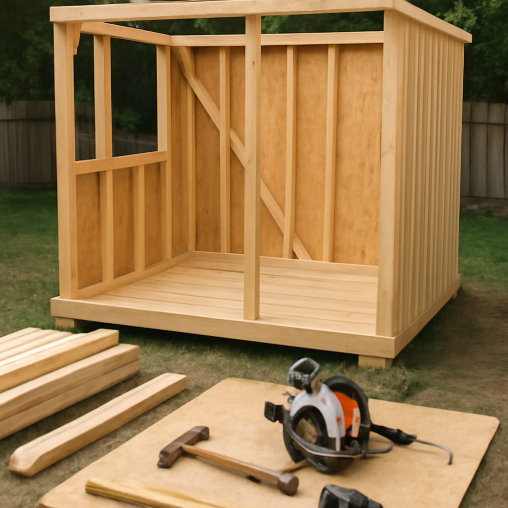 Как строить бытовку своими руками 1