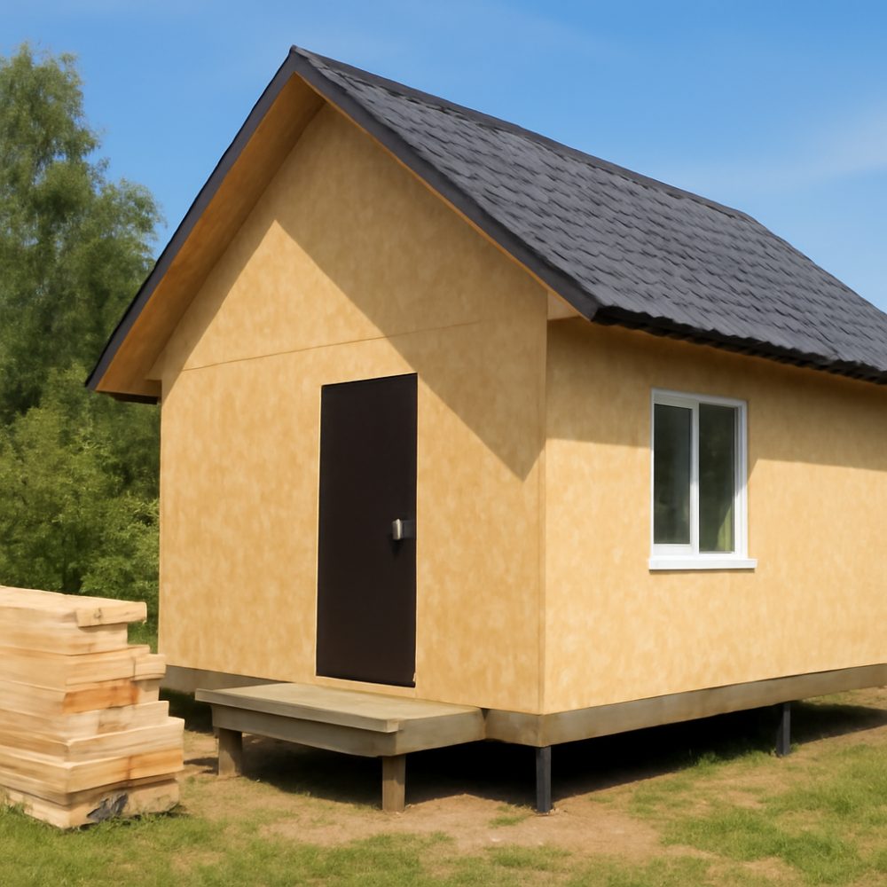 Из чего дешевле построить дачный домик 1