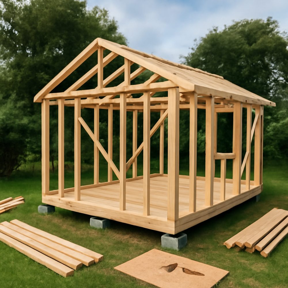 Как построить каркасный домик 6х4 одноэтажный 1