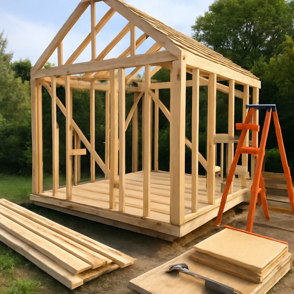 Как строить каркасный домик своими руками 1