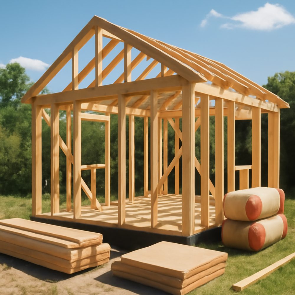 Как построить каркасный домик 1