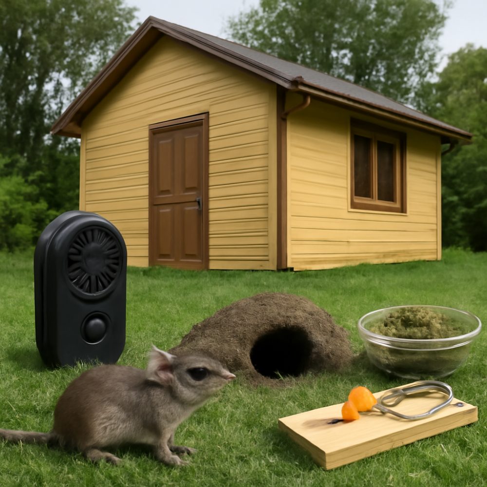 Как прогнать мышей из летнего домика 1