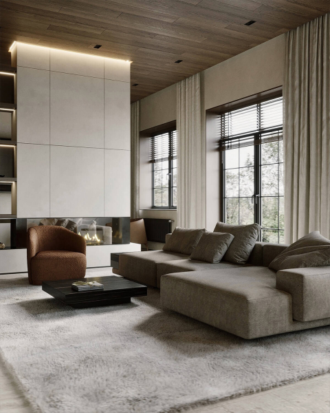 Как сочетать дерево разных оттенков в интерьере