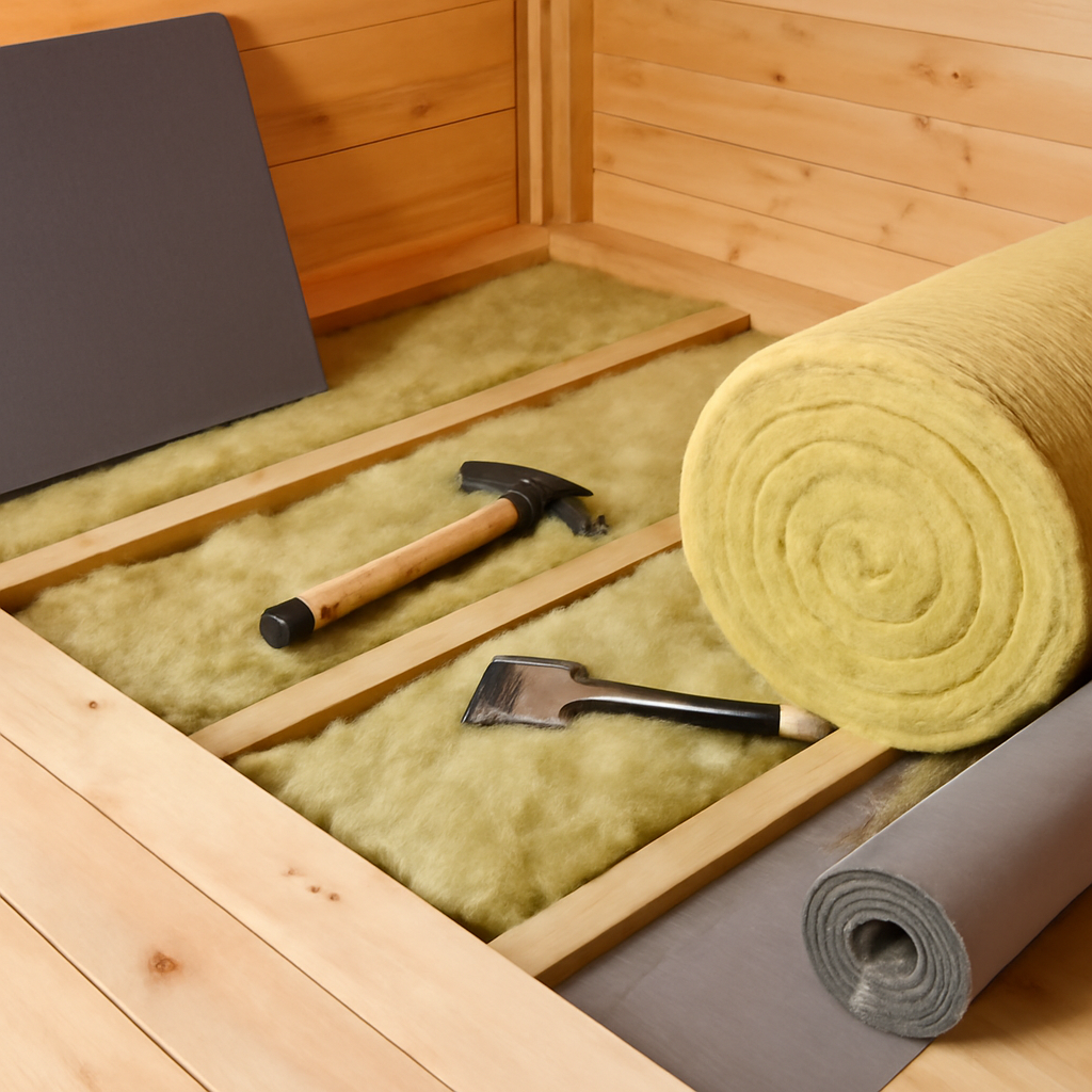 Как утеплить пол в хозблоке на даче 1