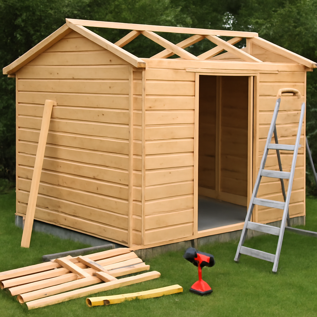 Как построить хозблок своими руками пошаговое строительство 1